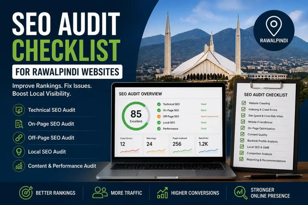SEO Audit Checklist for Rawalpindi Websites (2026 Guide)