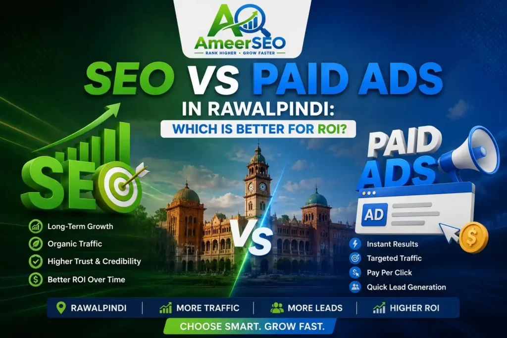 SEO vs Paid Ads In Rawalpindi: Which is ROI Priority?